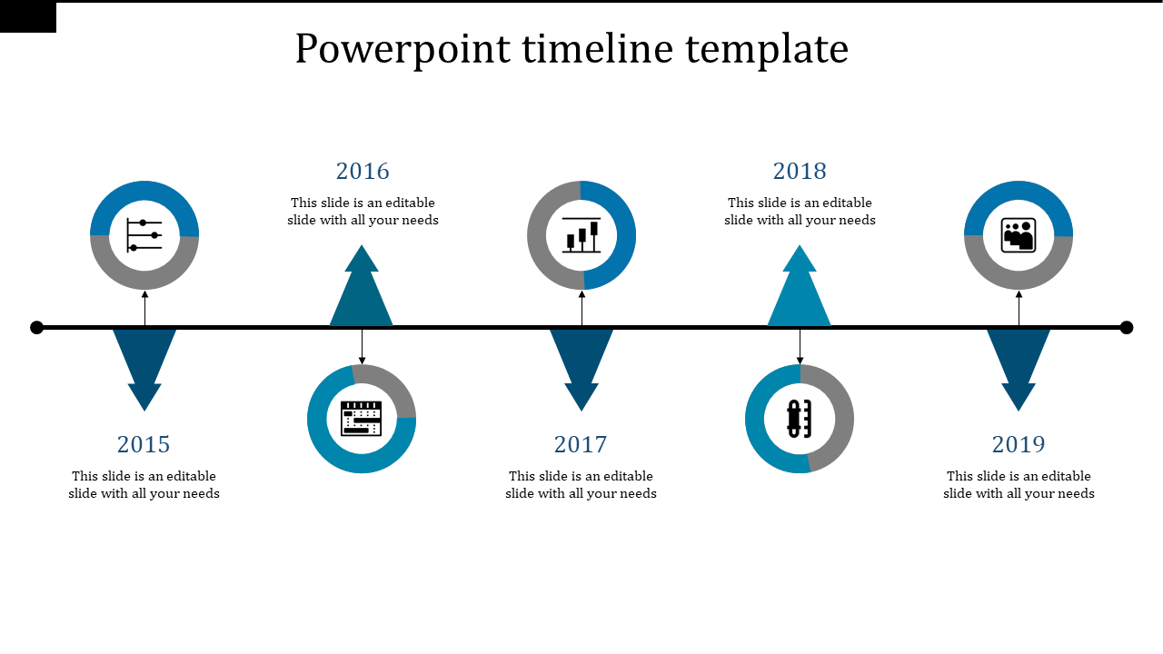 powerpoint timeline template-powerpoint timeline template-blue